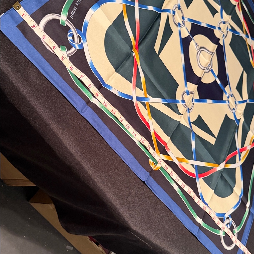 HERMES Figure Artisique Silk Scarf TAG UNWORN NEW IN BOX - Picture 8 of 13